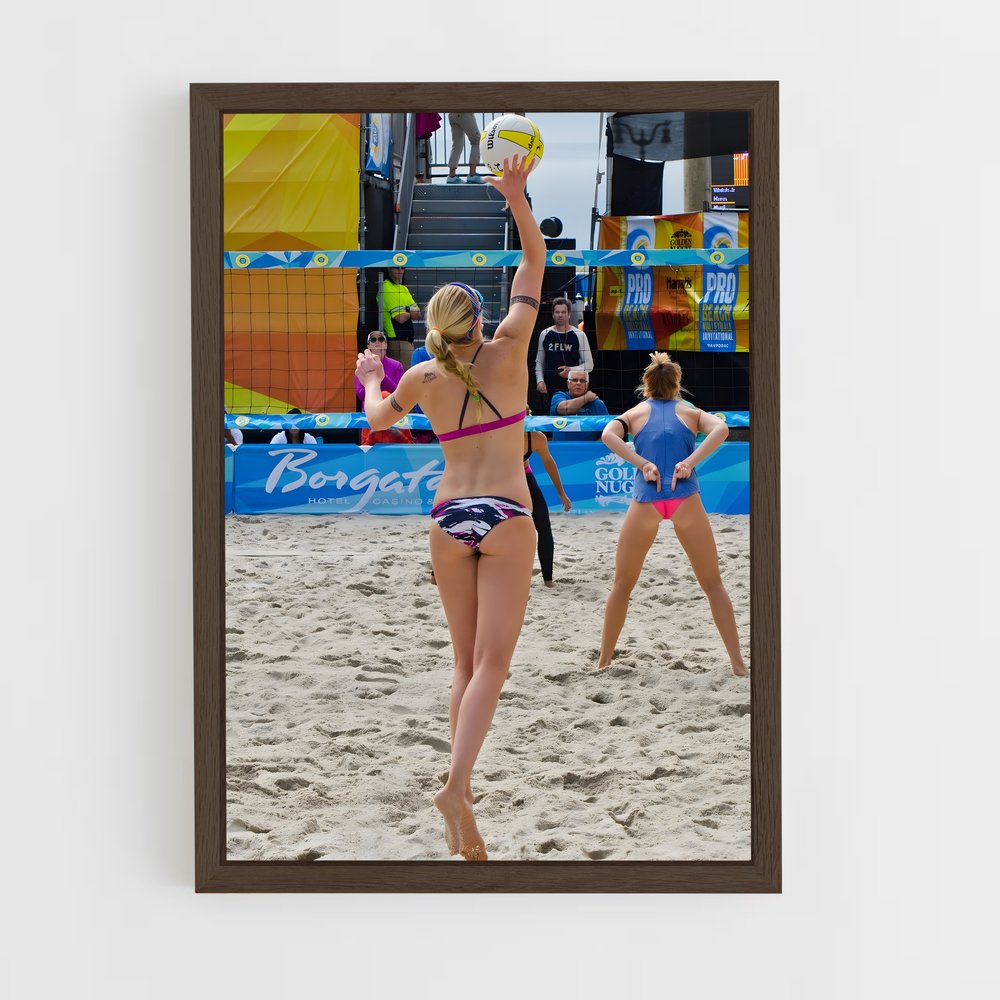 Poster Olympic beach – affiche Beach-volley (vue 5)